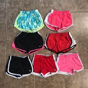 Girls size 6/6x Nike & Justice shorts